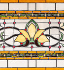 Meyda 43" Wide X 14" High Fairytale Transom Stained Glass Window 267771