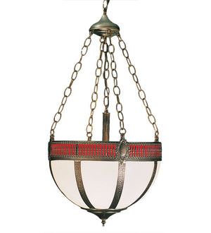 Meyda 16"W Gothic Basket Inverted Pendant 26804