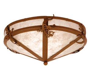 Meyda 16"W Gecko Flushmount 26875