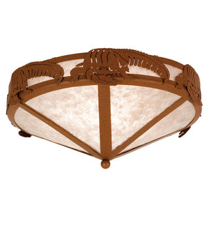 Meyda 16"W Alligator Flushmount 26876