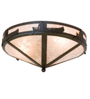 Meyda 16" Wide Canoe At Lake Flushmount 26880