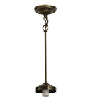 Meyda 5"W Mahogany Bronze 1 LT Adjustable Pendant Hardware 26978