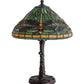 Meyda 16"H Tiffany Dragonfly w/ Twisted Fly Mosaic Base Accent Lamp - 27158
