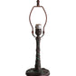 Meyda 16"H Tiffany Dragonfly w/ Twisted Fly Mosaic Base Accent Lamp - 27158
