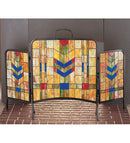 Meyda 48"W X 31"H Prairie Wheat Fireplace Screen 27241