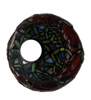 Meyda 5"W Red Rosebud Shade '27247