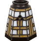 Meyda 4"W Arrowhead Mission Fan Light Shade '27461
