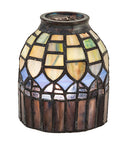 Meyda 4"W Tiffany Candice Fan Light Shade '27466