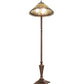 Meyda 64" High Tiffany Jeweled Peacock Floor Lamp '27561