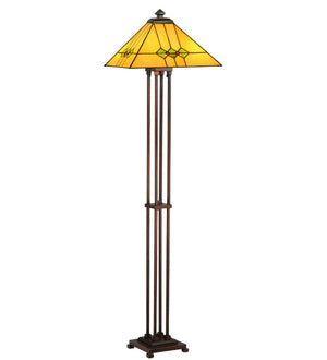 Meyda 63"H Martini Mission Floor Lamp 27854