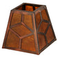 Meyda 5"Sq Diamond Craftsman Shade '27880