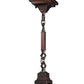 Meyda 5"Sq Mackintosh Leaf Mini Pendant '16080