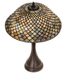 Meyda 23"H Tiffany Fishscale Table Lamp '28369