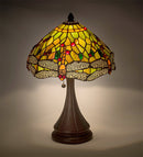 Meyda 18"H Tiffany Hanginghead Dragonfly Accent Lamp - 28460