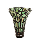 Meyda 4" Wide X 6" High Tiffany Pond Lily Green Shade '29042