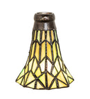 Meyda 4" Wide X 6" High Tiffany Pond Lily Green Shade '29042