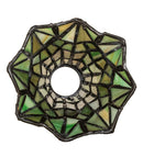Meyda 4" Wide X 6" High Tiffany Pond Lily Green Shade '29042