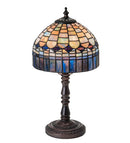 Meyda 14"H Tiffany Candice Mini Lamp - 29485