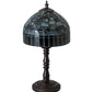 Meyda 14"H Tiffany Candice Mini Lamp - 29485