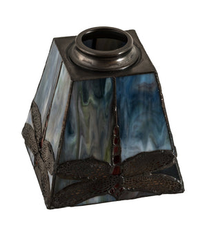 Meyda 5" Square Prairie Dragonfly Shade '30348