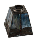 Meyda 5" Square Prairie Dragonfly Shade '30348