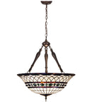 Meyda 24"W Tiffany Roman Inverted Pendant.602 '30468