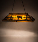 Meyda 48"L Moose at Lake Oblong Pendant '30488