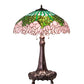 Meyda 31" High Tiffany Cabbage Rose Table Lamp- 30513