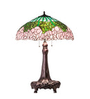 Meyda 31" High Tiffany Cabbage Rose Table Lamp- 30513