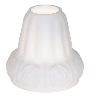 Meyda 5" Wide White Puffy Rose Shade '30529