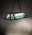Meyda 48" Long Quiet Pond Oblong Pendant 30639