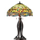 Meyda 31" High Tiffany Hanginghead Dragonfly Table Lamp - 31109