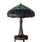Meyda 31" High Tiffany Hanginghead Dragonfly Table Lamp - 31112