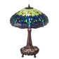 Meyda 31" High Tiffany Hanginghead Dragonfly Table Lamp - 31112