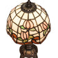 Meyda 12"H Roseborder Mini Lamp '31210