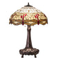 Meyda 31" High Tiffany Hanginghead Dragonfly Table Lamp - 31664