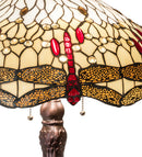 Meyda 31" High Tiffany Hanginghead Dragonfly Table Lamp - 31664