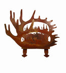 Meyda 24"W Moose Antler Log Holder 32342
