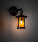 Meyda 6" Wide Fulton Spider Web Hanging Wall Sconce 34023