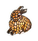Meyda 7"H Tiffany Rabbit Honey Accent Lamp '36734