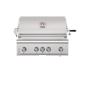 Thor Kitchen 36-Inch 4-Burner Built-In Gas Grill with Sear/Rear Infrared Burner & Rotisserie