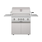 Thor Kitchen 36-inch 4 burners Built in Gas Grill on cart with Sear/Rear Infrared Burner & Rotisserie Natural Gas