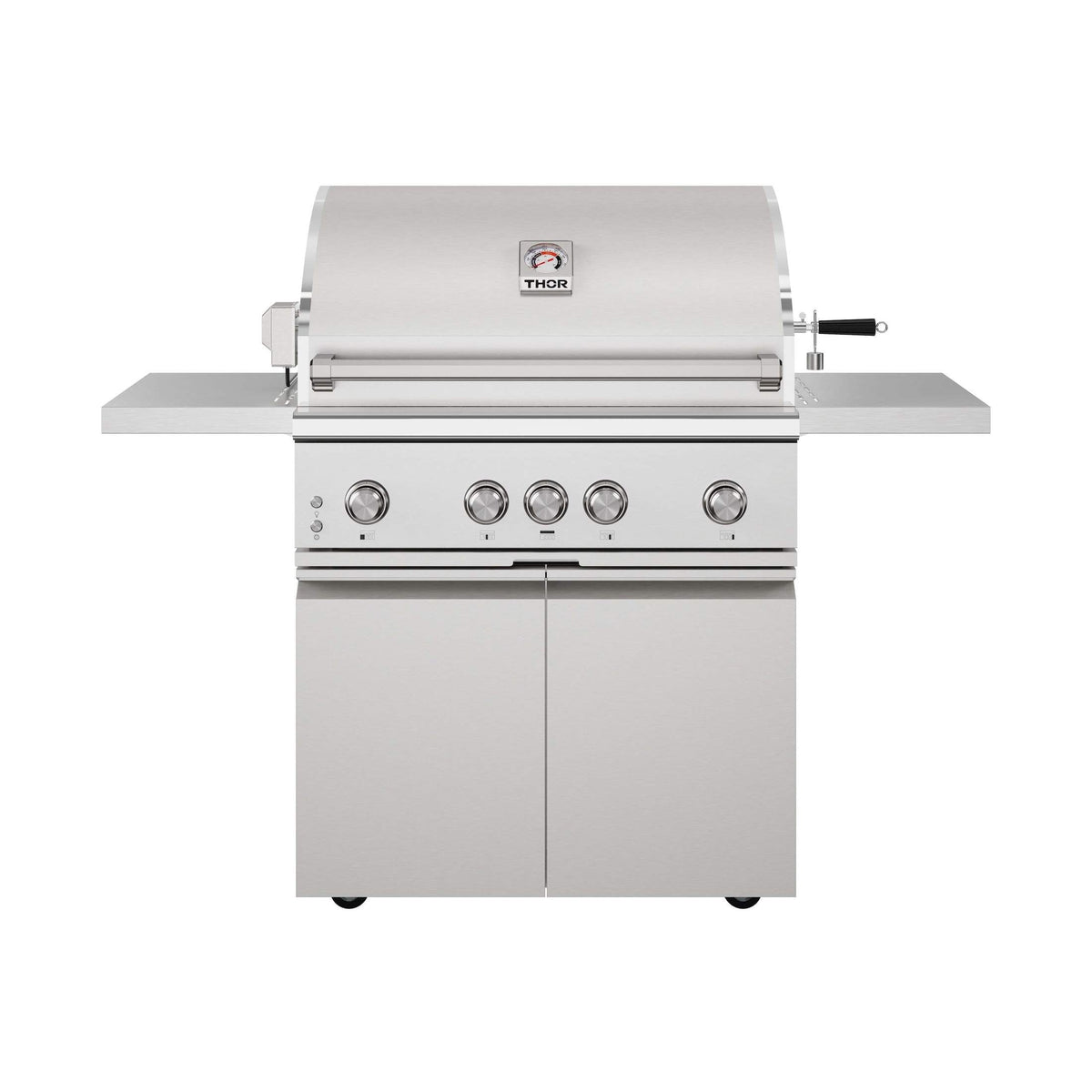 Thor Kitchen 36-inch 4 burners Built in Gas Grill on cart with Sear/Rear Infrared Burner & Rotisserie Natural Gas
