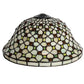 Meyda 14" Wide Diamond & Jewel Recurve Shade '37423
