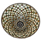 Meyda 14" Wide Diamond & Jewel Recurve Shade '37423