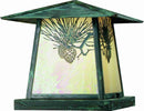 Meyda 11.5"Sq Stillwater Winter Pine Pier Mount 37498