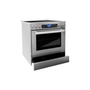 Cosmo Commercial-Style 30 in 5 cu. ft. Single Oven Electric Range with 7 Function Convection Oven in Stainless Steel - COS-305AERC