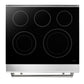 Thor Kitchen 6-Piece Appliance Package - 30-Inch Electric Range with Tilt Panel, Refrigerator with Water Dispenser, Wall Mount Hood, Dishwasher, Microwave Drawer, & Wine Cooler in Stainless Steel