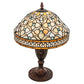 Meyda 10" High Jeweled Quatrefoil Accent Lamp- 44881