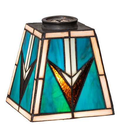 Meyda 5"Sq Valencia Mission Shade '46455